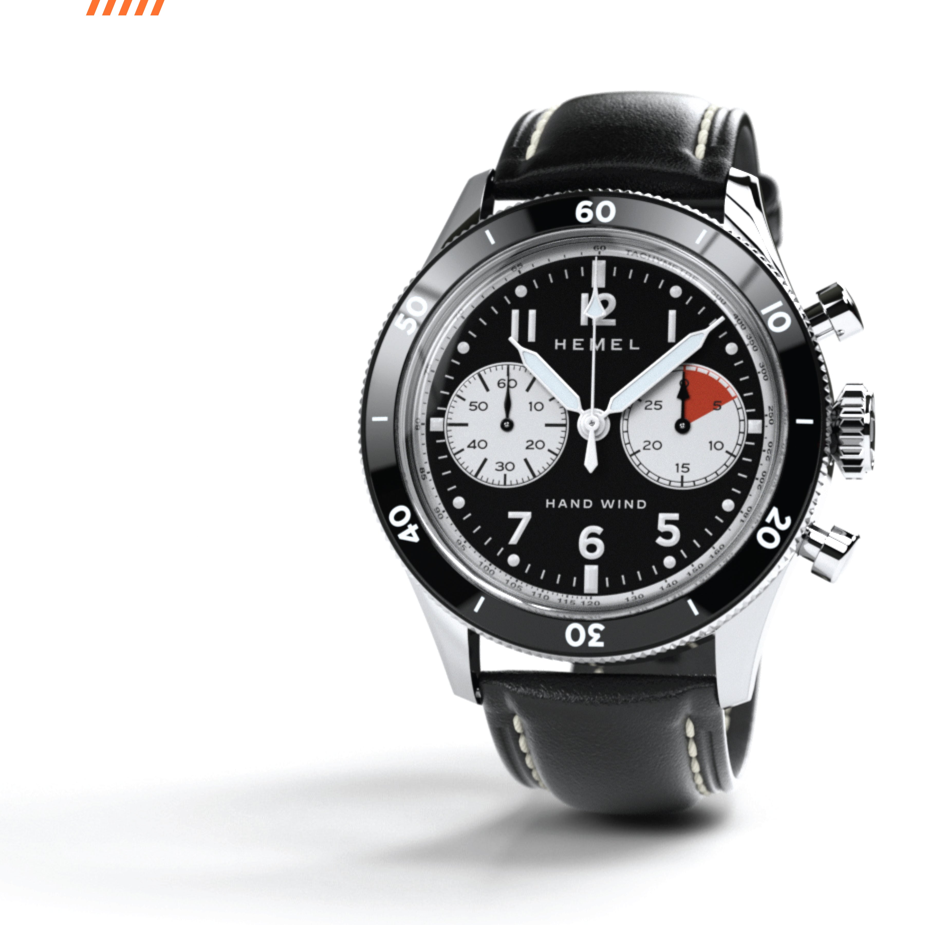 Hemel Airstream hand-wound pilot chronograph