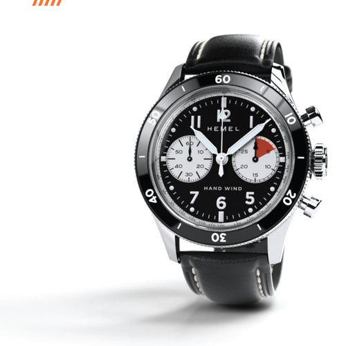 Hemel Airstream hand-wound pilot chronograph