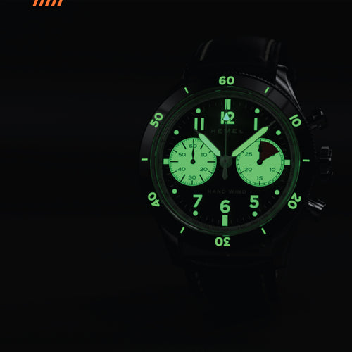 Hemel Airstream — 40mm Hand-Wound Pilot Chronograph (ST19)
