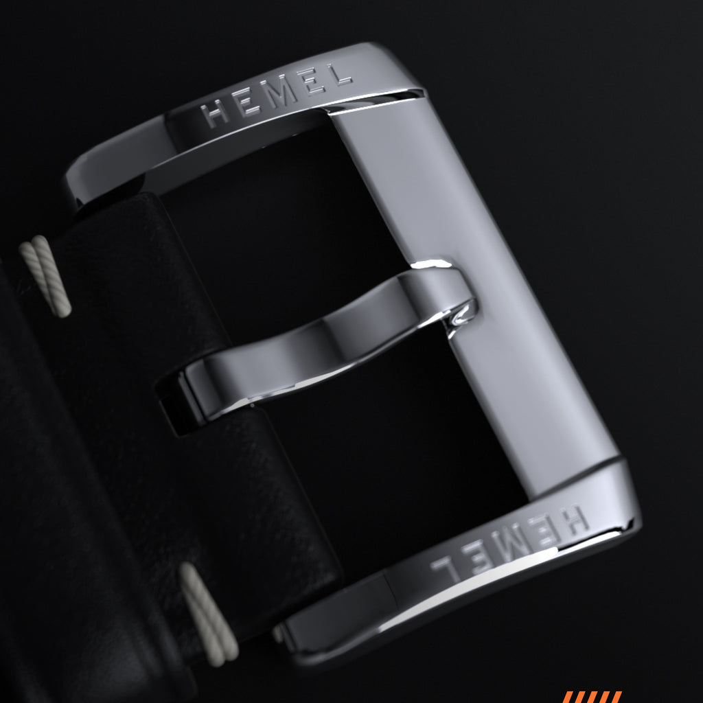 Hemel Sky Racer — 43mm Hand-Wound Panda Chronograph (ST19)