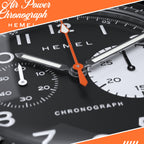 Hemel Air Power — 40mm Big-Eye Hand-Wound Pilot Chronograph (ST19)