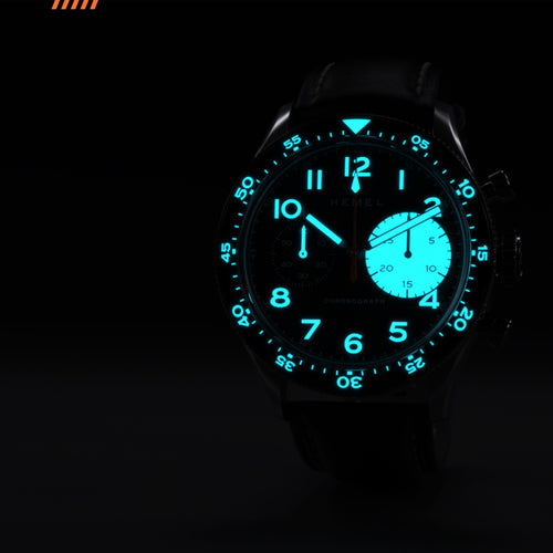 Hemel Air Power — 40mm Big-Eye Hand-Wound Pilot Chronograph (ST19)