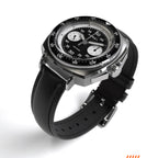 Hemel Sky Racer — 43mm Hand-Wound Panda Chronograph (ST19)