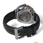 Hemel Sky Racer — 43mm Hand-Wound Panda Chronograph (ST19)