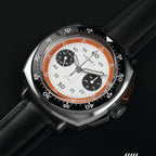 Hemel Sky Racer — 43mm Hand-Wound Panda Chronograph (ST19)