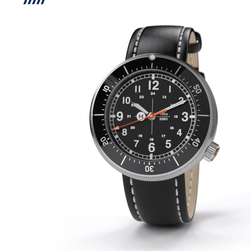 Hemel Roger That no-lug quartz field watch