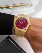 Paul Rich Frosted Star Dust II Desert Flame — 43mm Quartz Dress Watch