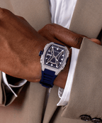 Paul Rich Astro Day & Date Lunar Silver — 42mm Quartz Dress Watch