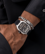 Paul Rich Astro Skeleton Abyss Silver — 42.5mm Automatic Skeleton Watch
