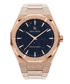 Paul Rich Frosted Star Dust II Rose Gold — 43mm Automatic or Quartz Dress Watch
