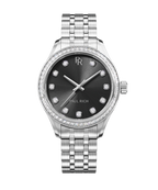 Paul Rich Crystelle Silver Black — 32mm Quartz Watch