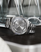 Paul Rich Legacy All Silver — 40mm Crystal-Set Quartz Watch