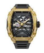 Paul Rich Diamond Astro Skeleton Mason Gold — Automatic Skeleton Watch