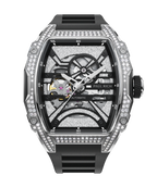 Paul Rich Diamond Astro Skeleton Abyss Silver — Automatic Skeleton Watch