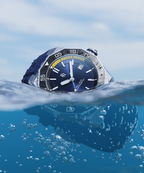 Paul Rich Aquacarbon Pro Horizon Blue Sunburst — 43mm Dive Watch