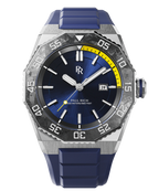 Paul Rich Aquacarbon Pro Horizon Blue - Sunburst — 42mm Automatic or Quartz Dive Watch