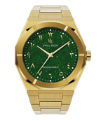 Paul Rich Star Dust II Emerald Dune — 43mm Automatic or Quartz Dress Watch