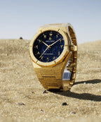 Paul Rich Frosted Star Dust II Desert Gold — 43mm Quartz Dress Watch