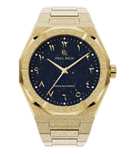 Paul Rich Frosted Star Dust II Desert Gold — 43mm Automatic or Quartz Dress Watch