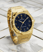 Paul Rich Frosted Star Dust II Desert Gold — 43mm Quartz Dress Watch