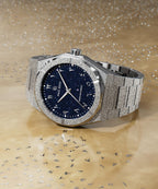 Paul Rich Frosted Star Dust II Silver Oasis — 43mm Quartz Dress Watch