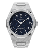 Paul Rich Frosted Star Dust II Silver Oasis — 43mm Automatic or Quartz Dress Watch