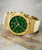 Paul Rich Star Dust II Emerald Dune — 43mm Quartz Dress Watch