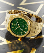 Paul Rich Frosted Star Dust II Emerald Dune — 43mm Quartz Dress Watch