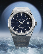 Paul Rich Frosted Star Dust II Silver — 43mm Automatic or Quartz Dress Watch