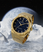Paul Rich Frosted Star Dust II Gold — 43mm Automatic or Quartz Dress Watch