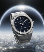 Paul Rich Frosted Star Dust II Silver — 43mm Automatic or Quartz Dress Watch