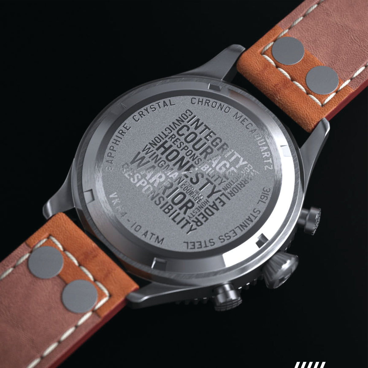 Hemel HFT20 USAF Special Edition — 42mm Mecaquartz Pilot Chronograph