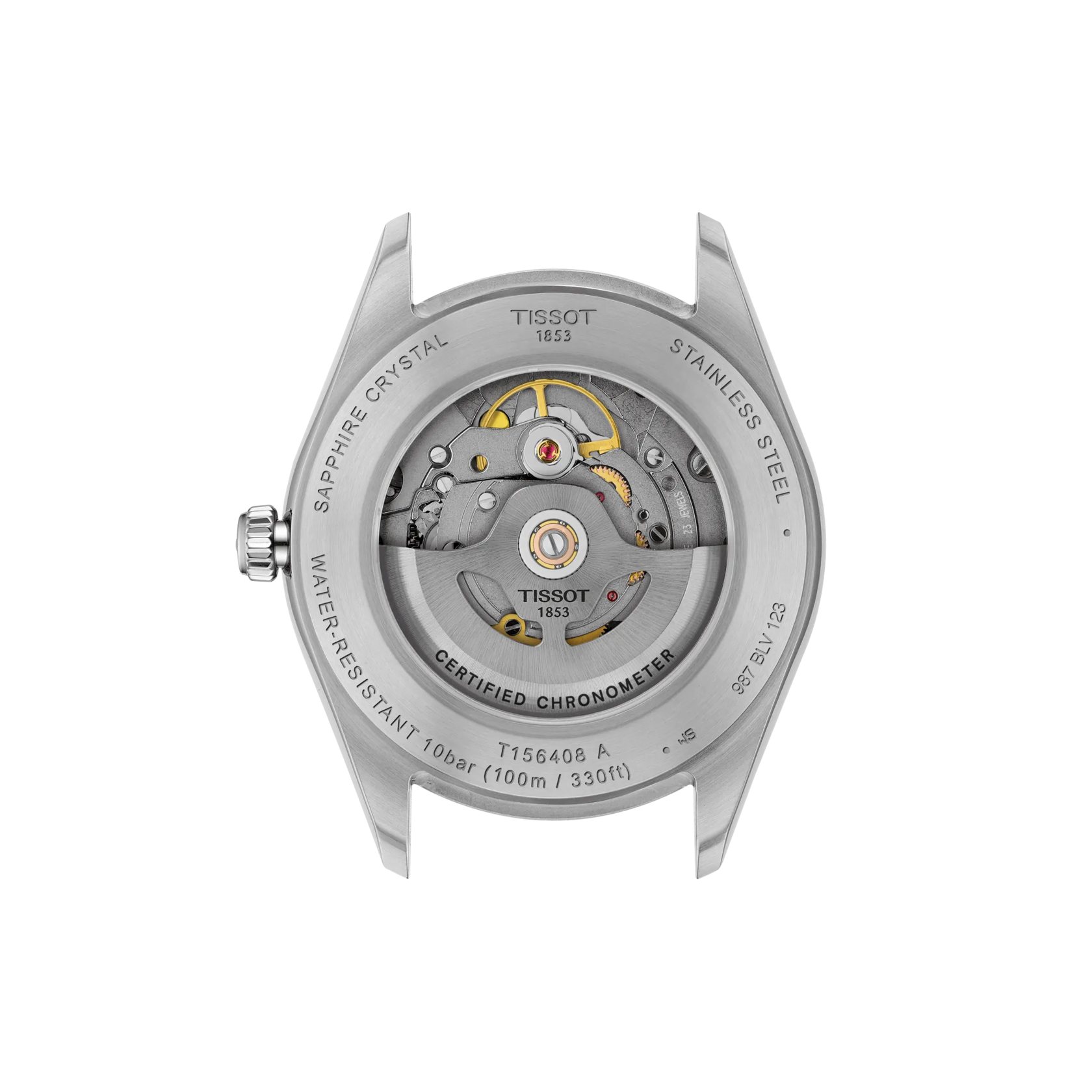 Tissot T156.408.11.033.00 — caseback