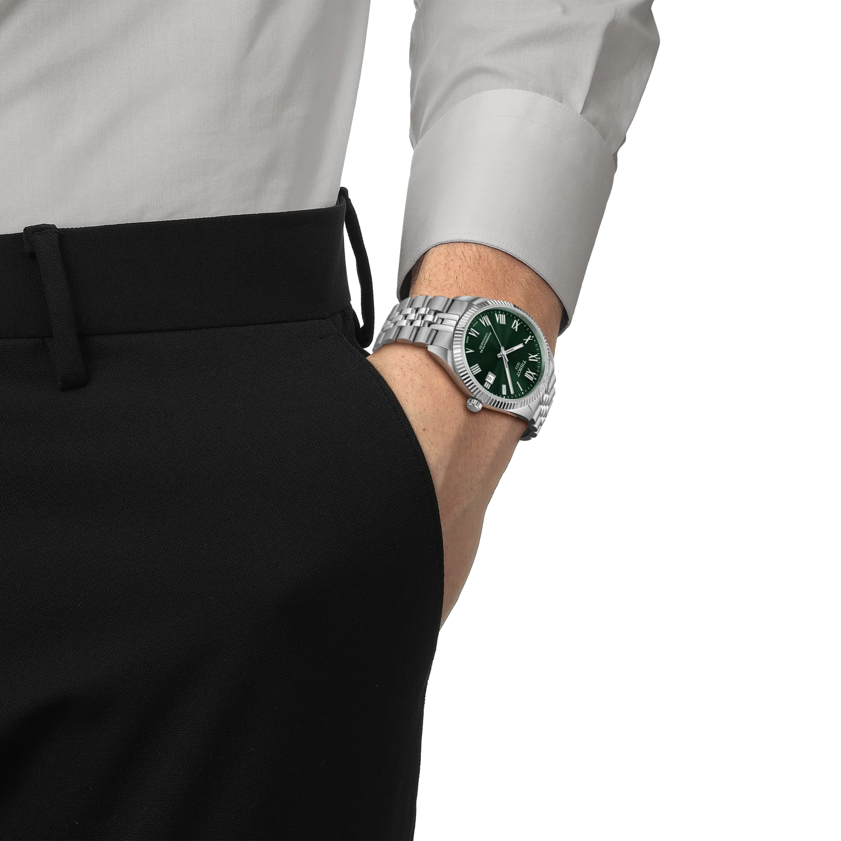 Tissot T156.408.11.093.00 — wrist