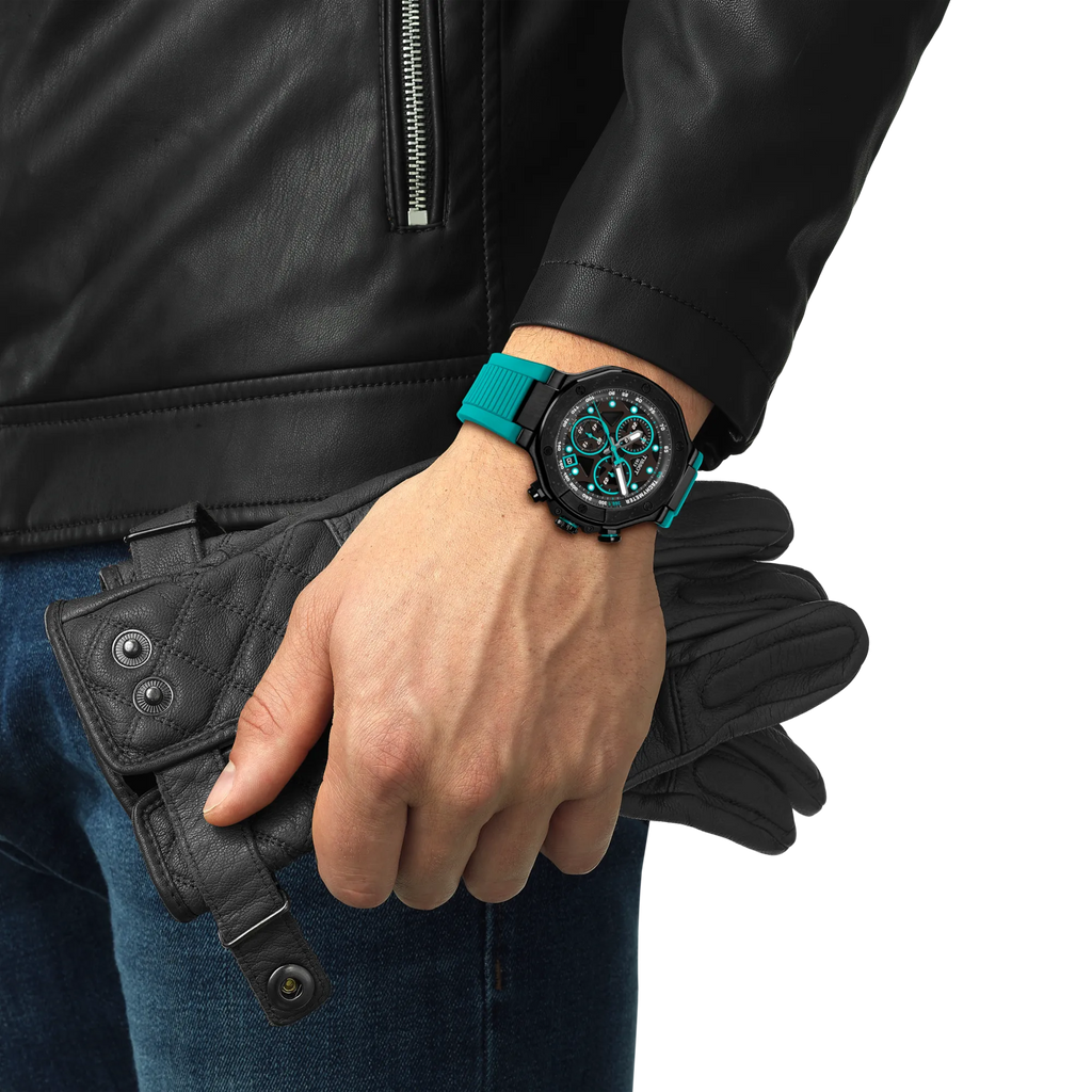 Tissot T-Race Chronograph T141.417.37.051.01 — on wrist