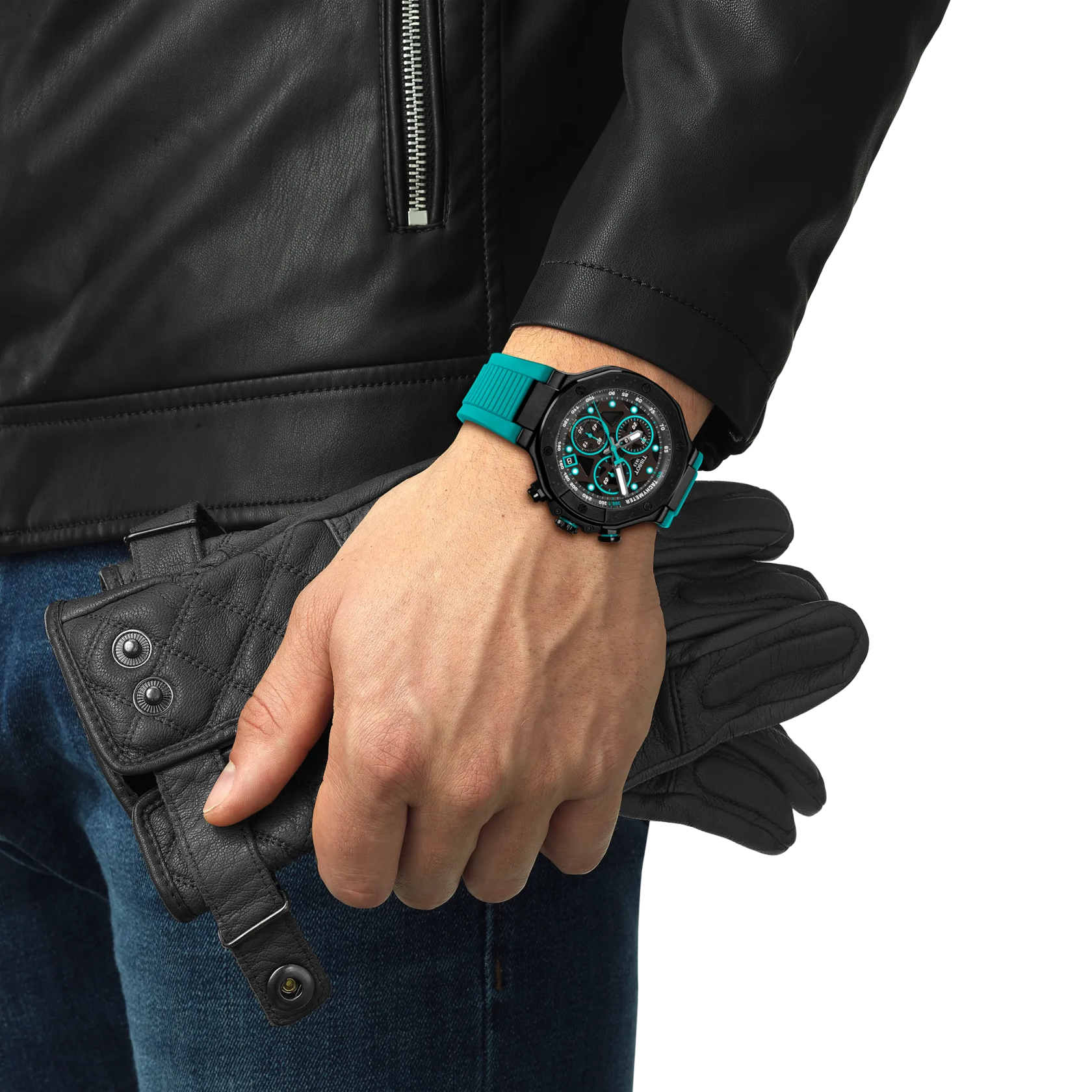 Tissot T-Race Chronograph T141.417.37.051.01 — on wrist
