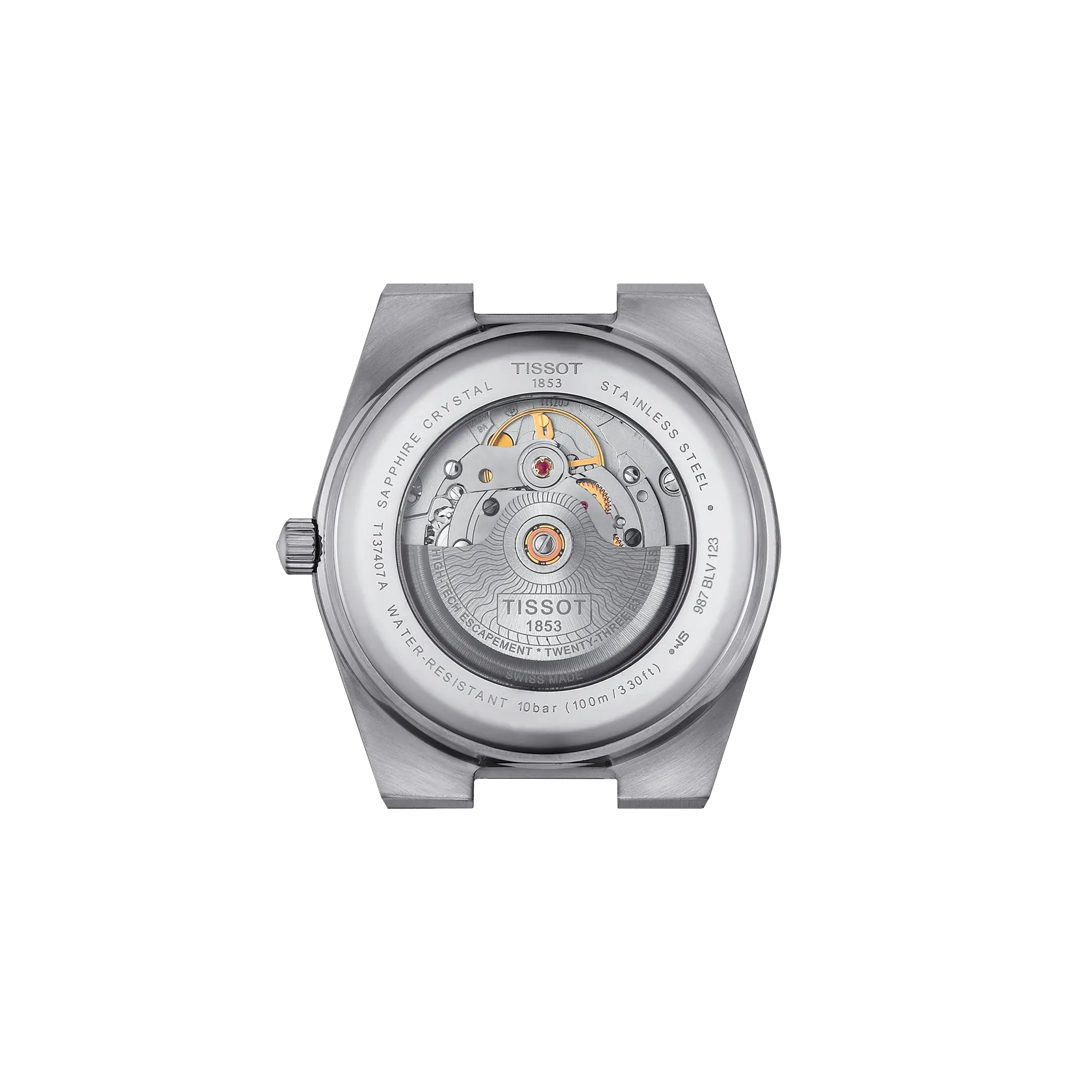 Tissot T137.407.11.091.00 — caseback