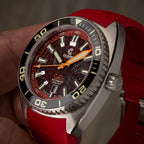 Ocean Crawler Core Diver - Rubellite Edition — 44mm Automatic Dive Watch