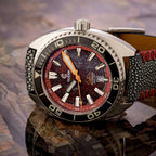 Ocean Crawler Core Diver - Rubellite Edition — 44mm Automatic Dive Watch