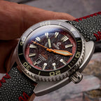 Ocean Crawler Core Diver - Rubellite Edition — 44mm Automatic Dive Watch