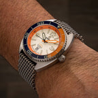 Ocean Crawler Core Diver - Whitewater Sentinel — 44mm Automatic Dive Watch