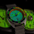 Ocean Crawler Core Diver - Whitewater Sentinel — 44mm Automatic Dive Watch