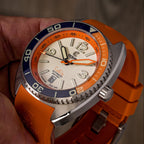 Ocean Crawler Core Diver - Whitewater Sentinel — 44mm Automatic Dive Watch
