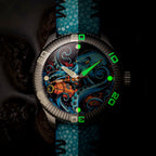Ocean Crawler Crawler One - Ceramic Enamel - Kraken's Wrath — 41mm Automatic Dive Watch