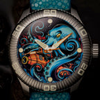 Ocean Crawler Crawler One - Ceramic Enamel - Kraken's Wrath — 41mm Automatic Dive Watch