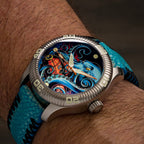 Ocean Crawler Crawler One - Ceramic Enamel - Kraken's Wrath — 41mm Automatic Dive Watch