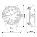 Ocean Crawler Crawler One - Space Gold LE — 41mm Automatic Dive Watch