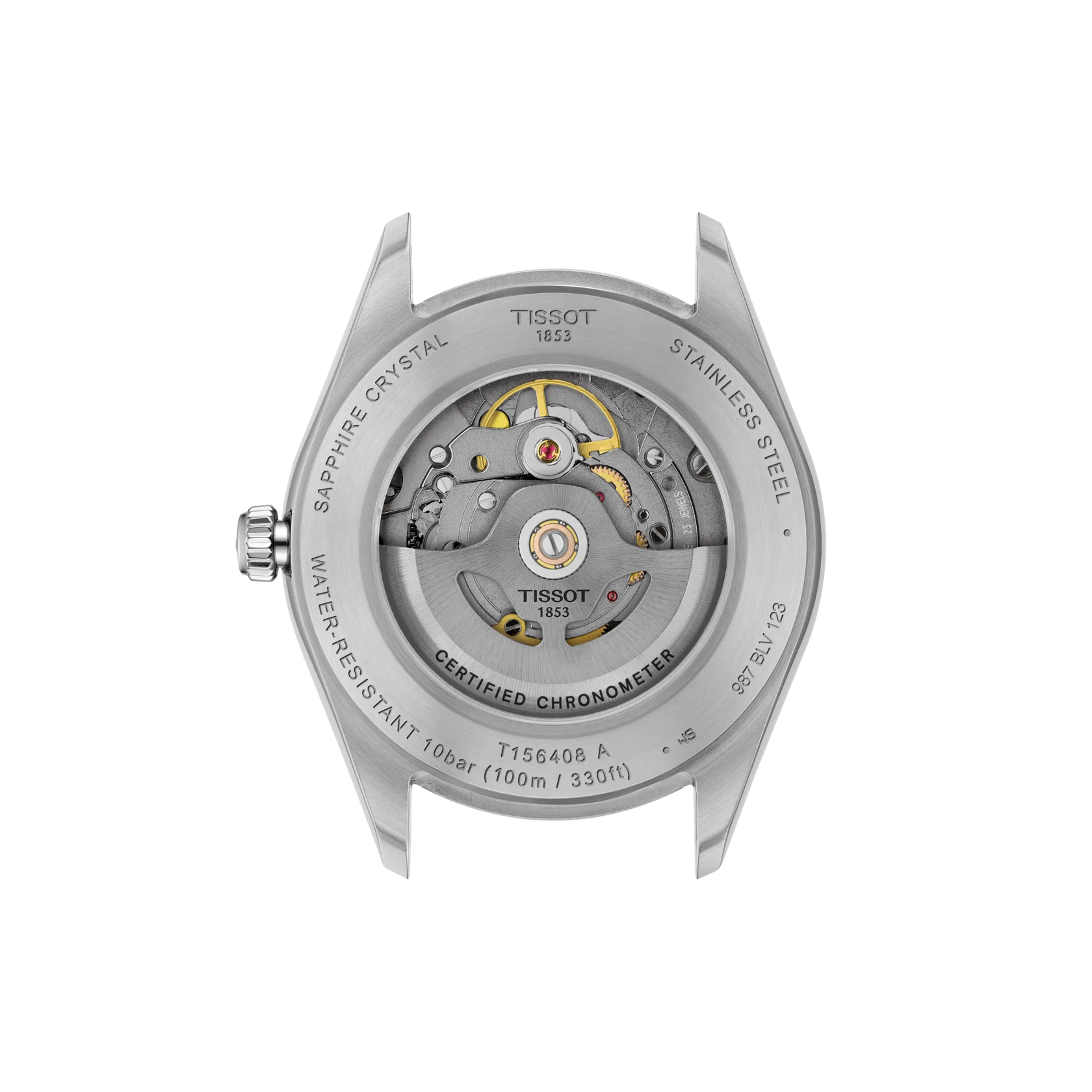 Tissot T156.408.11.093.00 — caseback