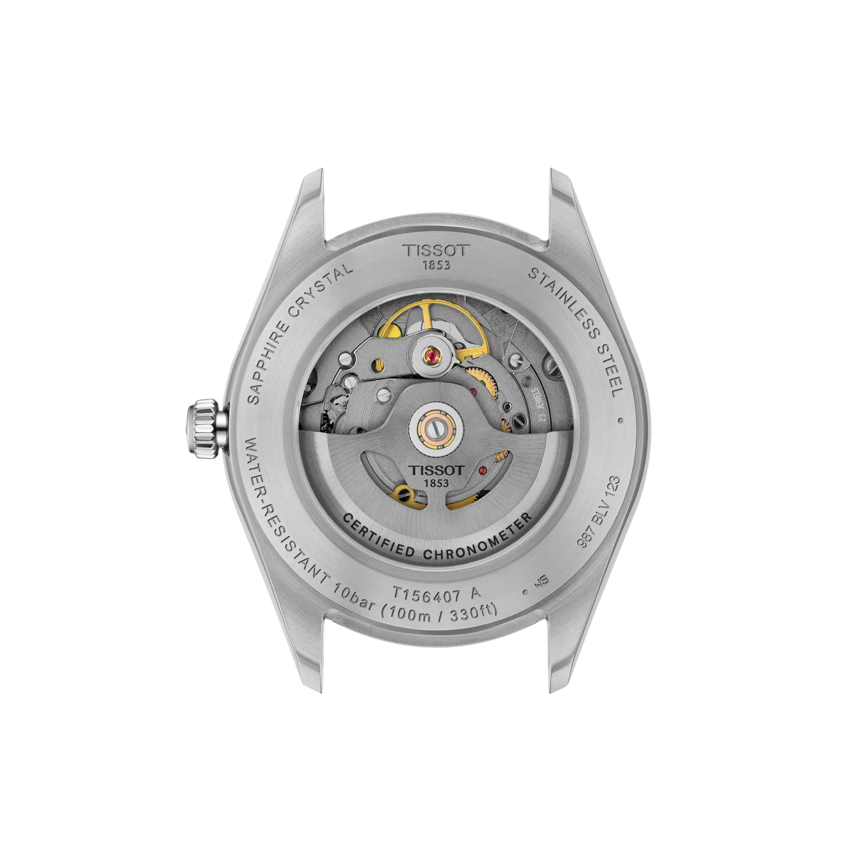 Tissot T156.408.22.033.00 — caseback