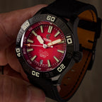 Ocean Crawler Dream Diver Dark Seas - Red Tempest — 41mm Automatic Dive Watch